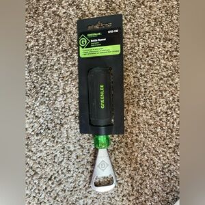 Greener bottle opener tool